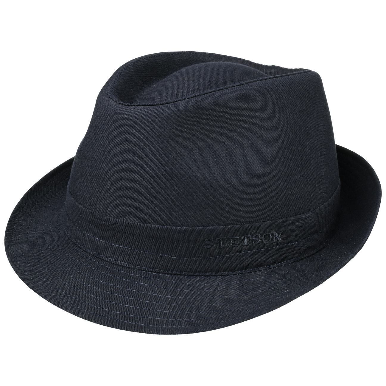 Teton Stof Trilby By Stetson Donkerblauw 55 stetson kopen in de aanbieding