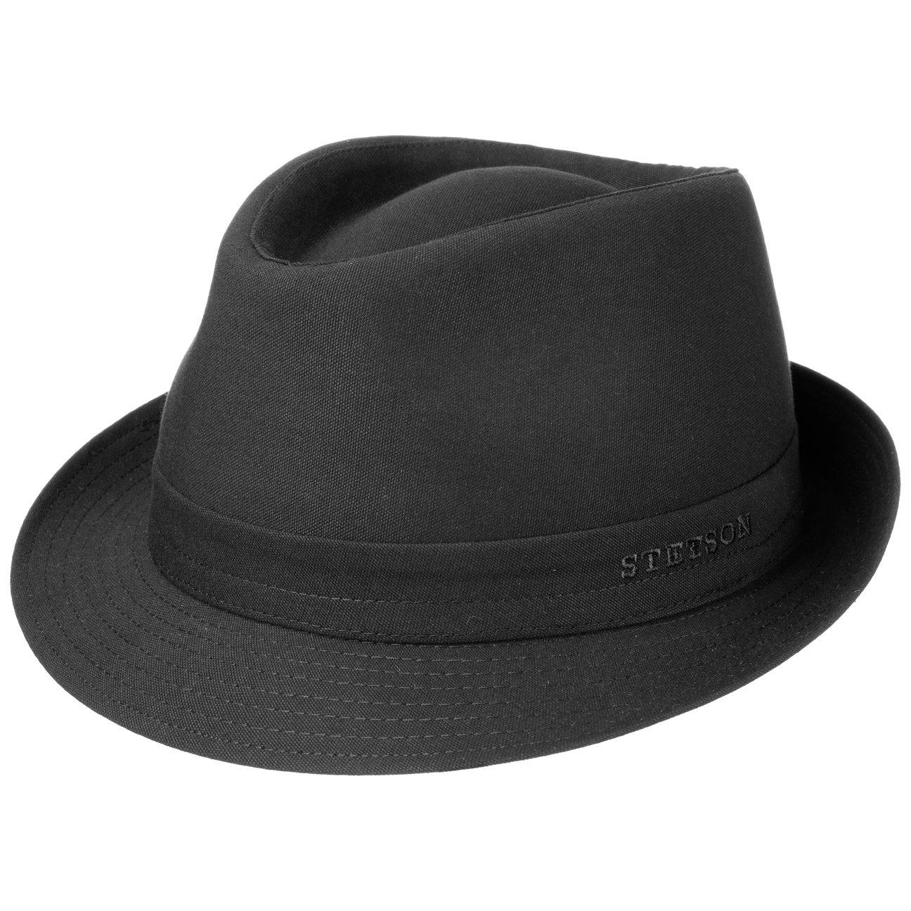 Teton Stof Trilby By Stetson Zwart 56 stetson kopen in de aanbieding