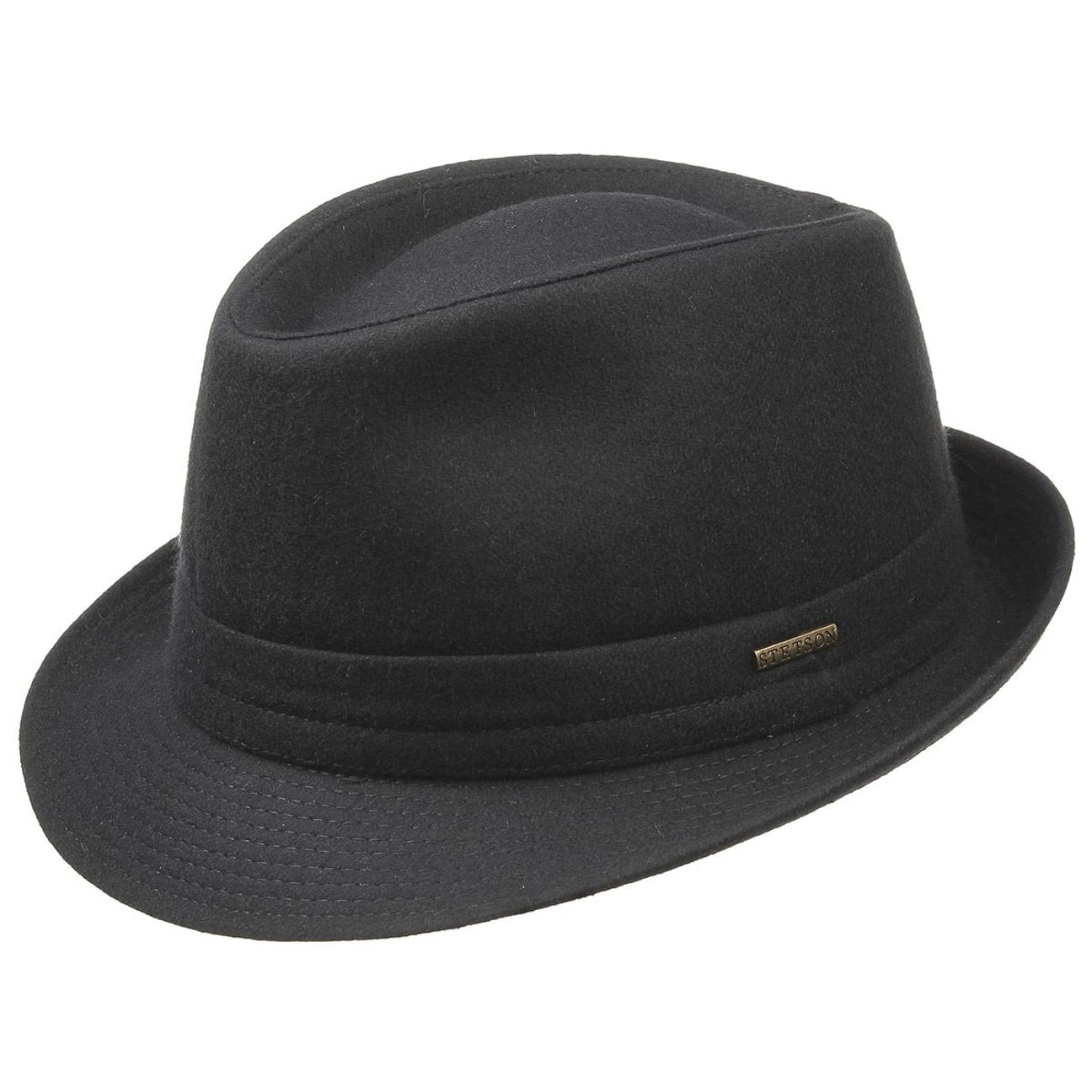 Benavides Trilby Wollen Hoed By Stetson Zwart 56 stetson kopen in de aanbieding