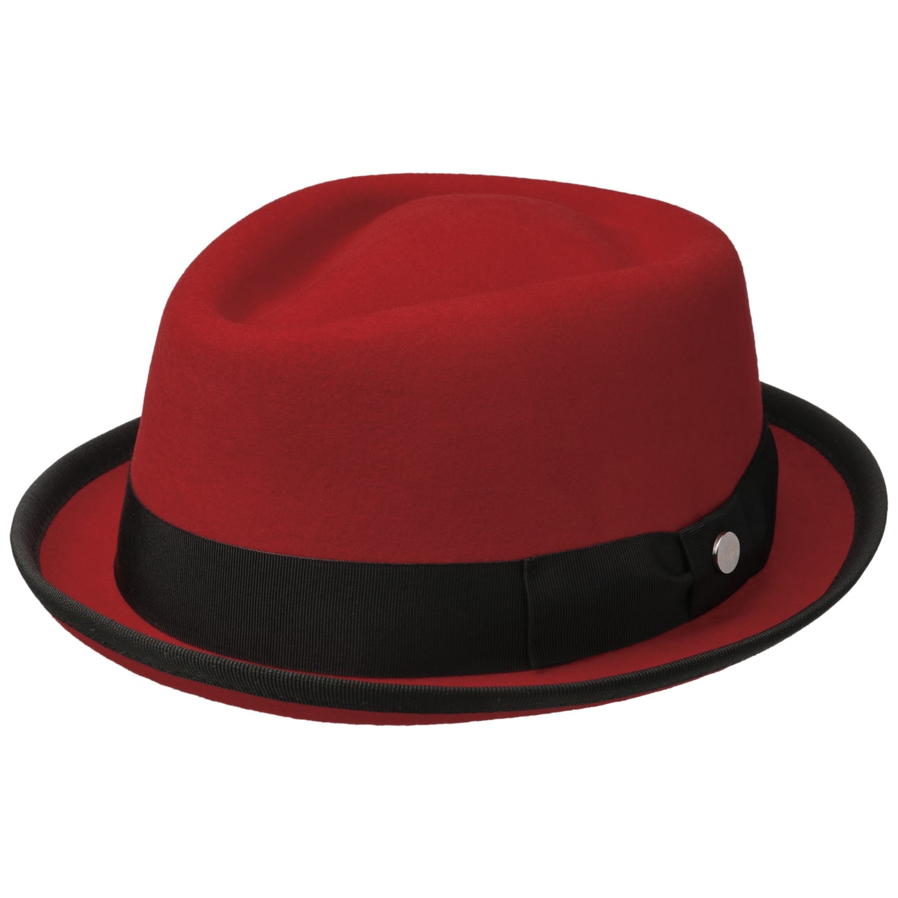 Fedora Pork Pie Vilthoed By Lierys Rood Xl 60 61 Cm lierys kopen in de aanbieding