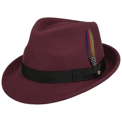 Stetson Geneva Trilby Linnen Hoed Dames/Heren - Made in Italy stoffen zomer zonnehoed met voering voor Lente/Zomer - 61 cm groen