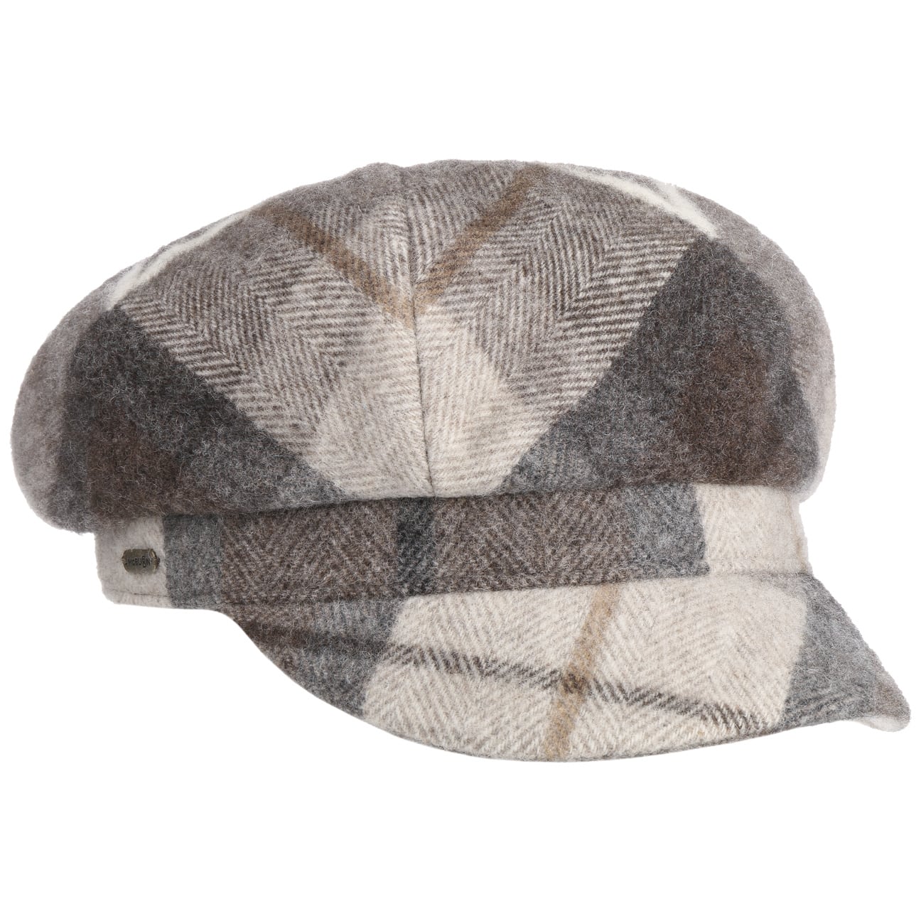 Tevere Checkered Newsboy Cap By Mcburn Bruin One Size mcburn kopen in de aanbieding Tevere Checkered Newsboy Cap By Mcburn Bruin One Size mcburn kopen in de aanbieding