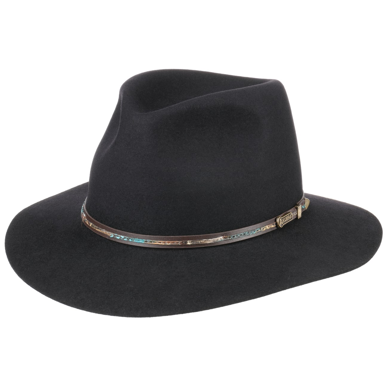 Leisure Time Haarvilthoed By Akubra Zwart 56 akubra kopen in de aanbieding Leisure Time Haarvilthoed By Akubra Zwart 56 akubra kopen in de aanbieding