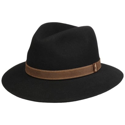 Nero Pack Away Hoed by Borsalino