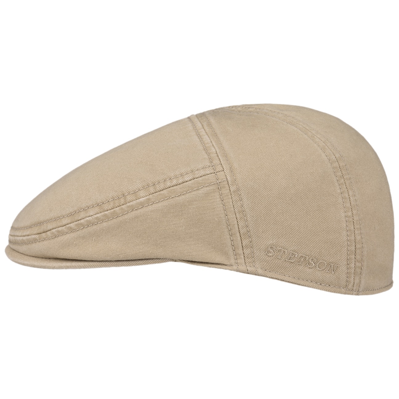 Paradise Katoen Flatcap By Stetson Beige S 54 55 Cm stetson kopen in de aanbieding