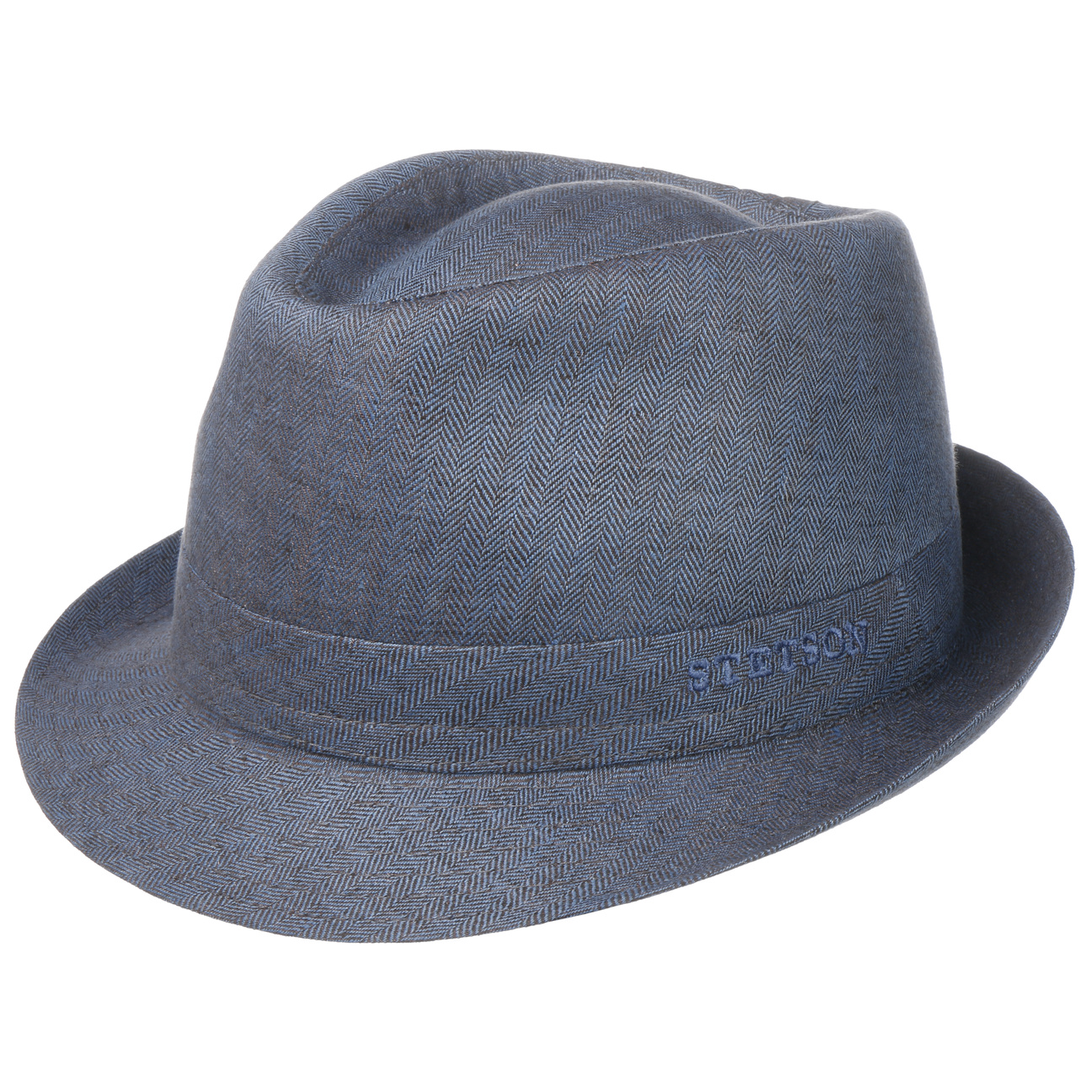 Osceola Trilby Linnen Hoed By Stetson Blauw 57 stetson kopen in de aanbieding Osceola Trilby Linnen Hoed By Stetson Blauw 57 stetson kopen in de aanbieding