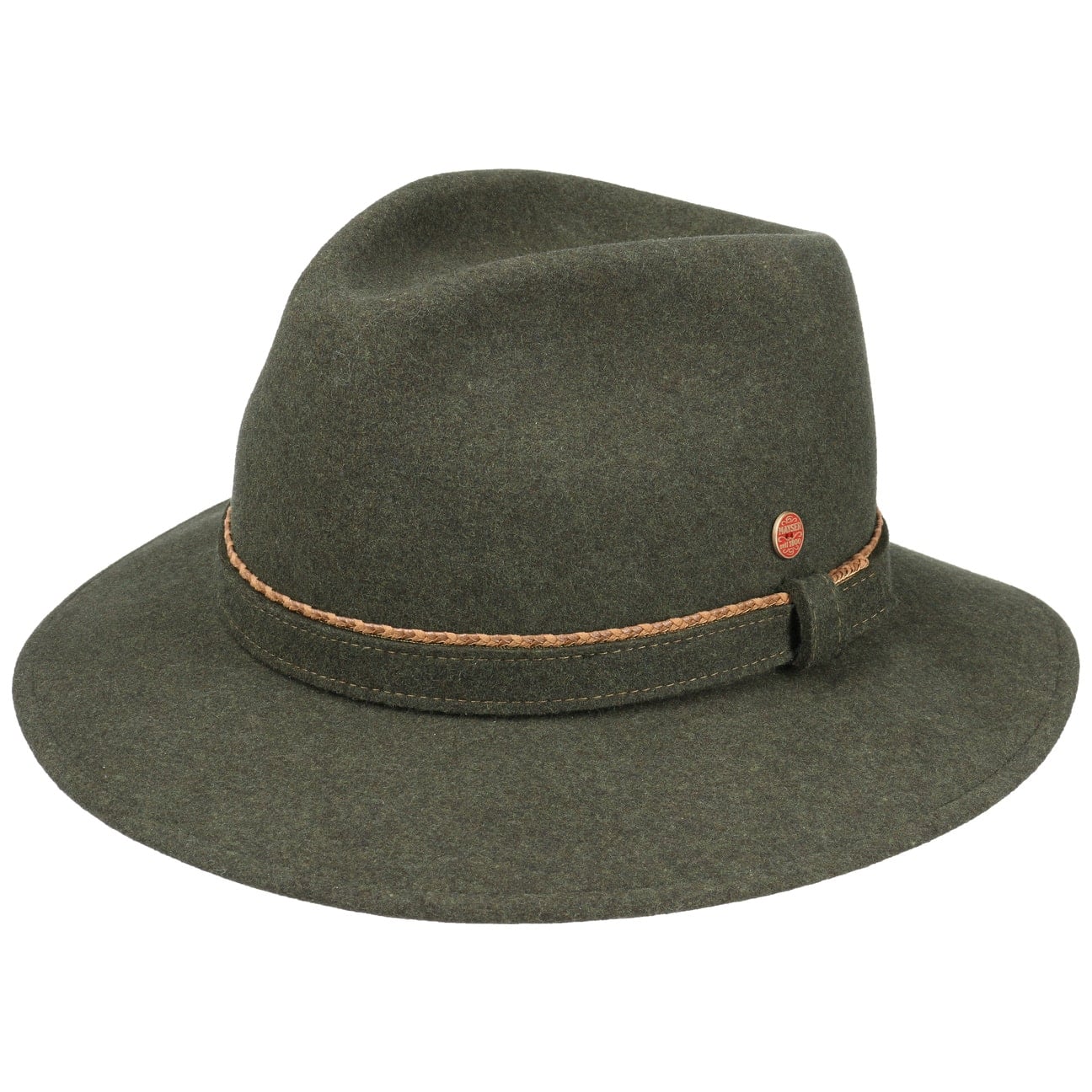 Gustav Trekking Hoed By Mayser Olijfgroen Gemeleerd 59 mayser kopen in de aanbieding