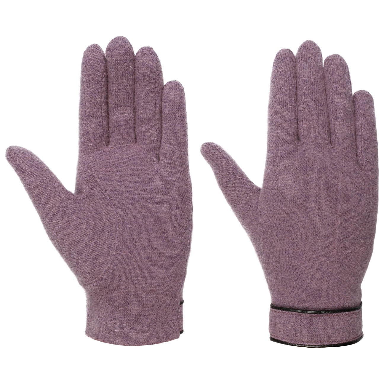 Gebreide Handschoenen Met Strik By Roeckl Mauve One Size roeckl kopen in de aanbieding