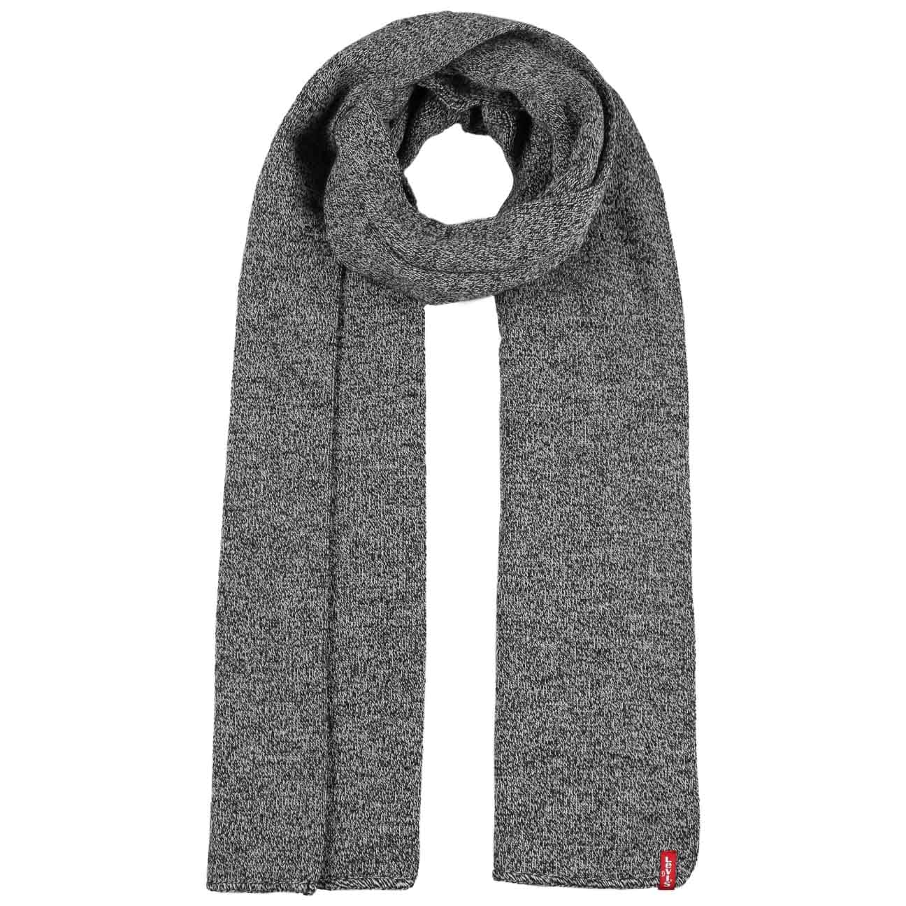 Uni Gebreide Sjaal By Levis Grijs Gemeleerd levis kopen in de aanbieding