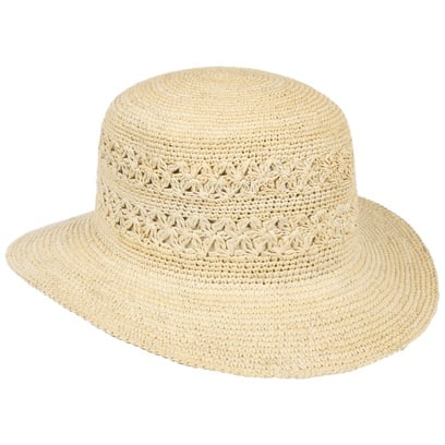 Moriah Crochet Panama Cloche Hoed by Mayser