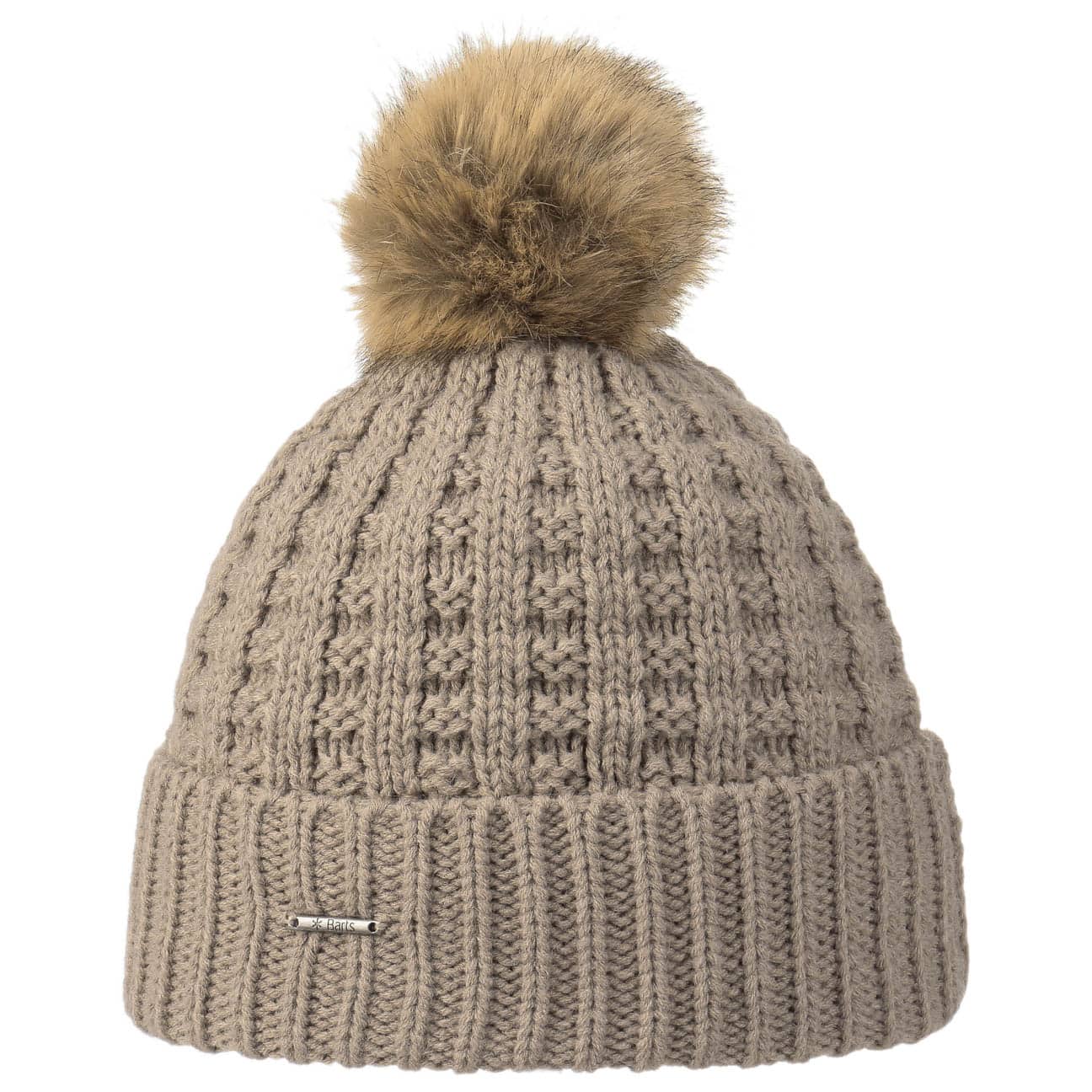 Filippa Beanie Pomponmuts By Barts Beige One Size barts kopen in de aanbieding Filippa Beanie Pomponmuts By Barts Beige One Size barts kopen in de aanbieding
