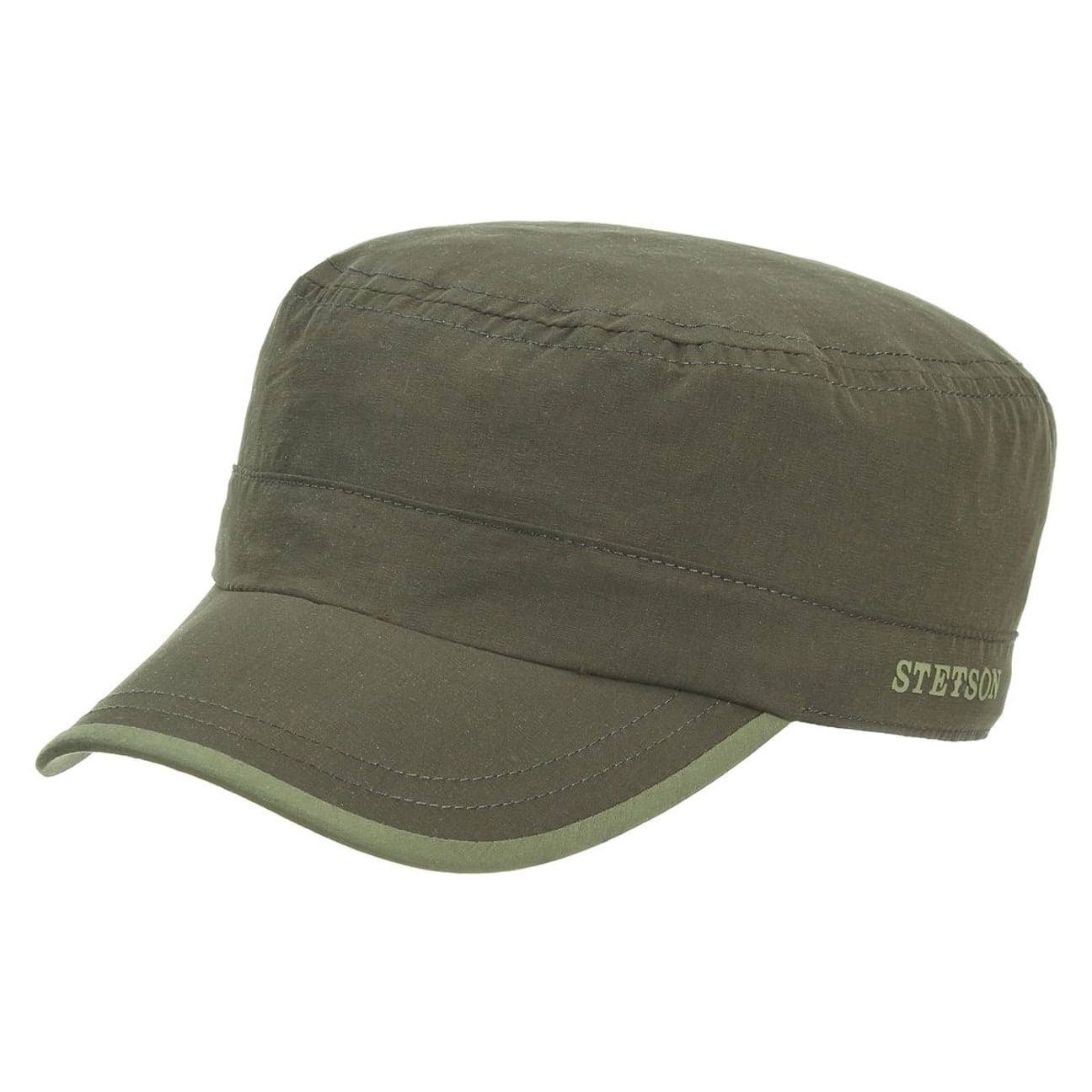 Blaine Outdoor Army Cap By Stetson Olijfgroen M 56 57 Cm stetson kopen in de aanbieding