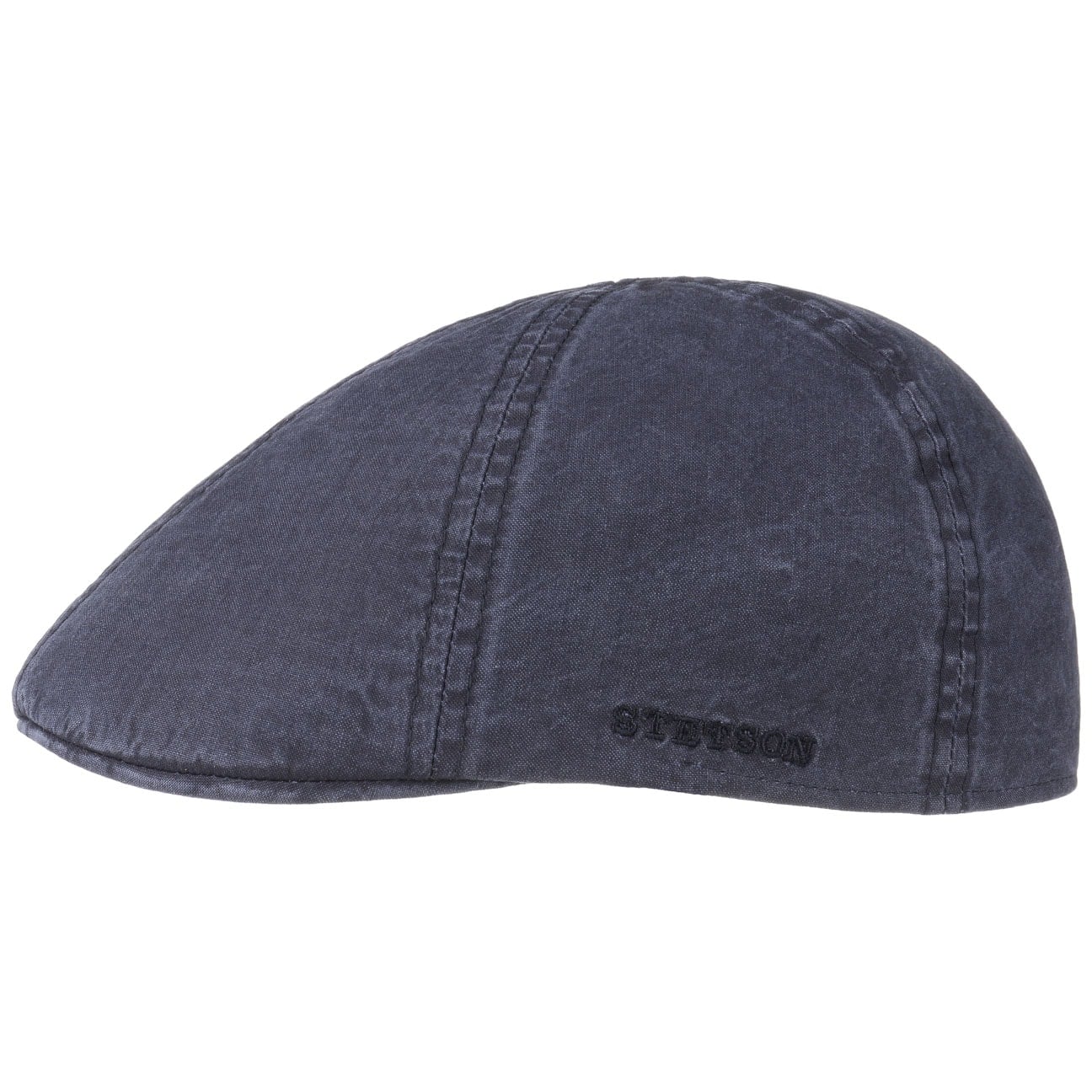 Texas Organic Cotton Flat Cap By Stetson Blauw Xl 60 61 Cm stetson kopen in de aanbieding