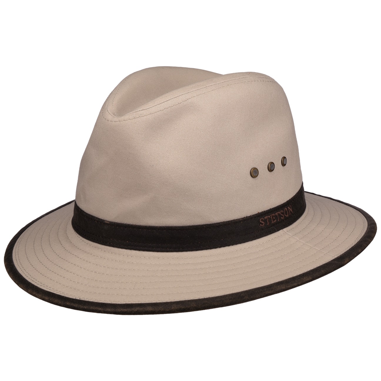 Ava Katoenen Outdoor Hoed By Stetson Lichtbeige M 56 57 Cm stetson kopen in de aanbieding