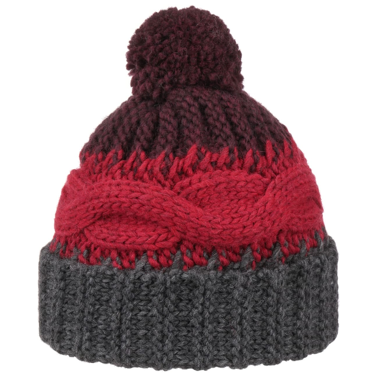 Smilla Gebreide Pomponmuts By Mcburn Antraciet One Size mcburn kopen in de aanbieding Smilla Gebreide Pomponmuts By Mcburn Antraciet One Size mcburn kopen in de aanbieding