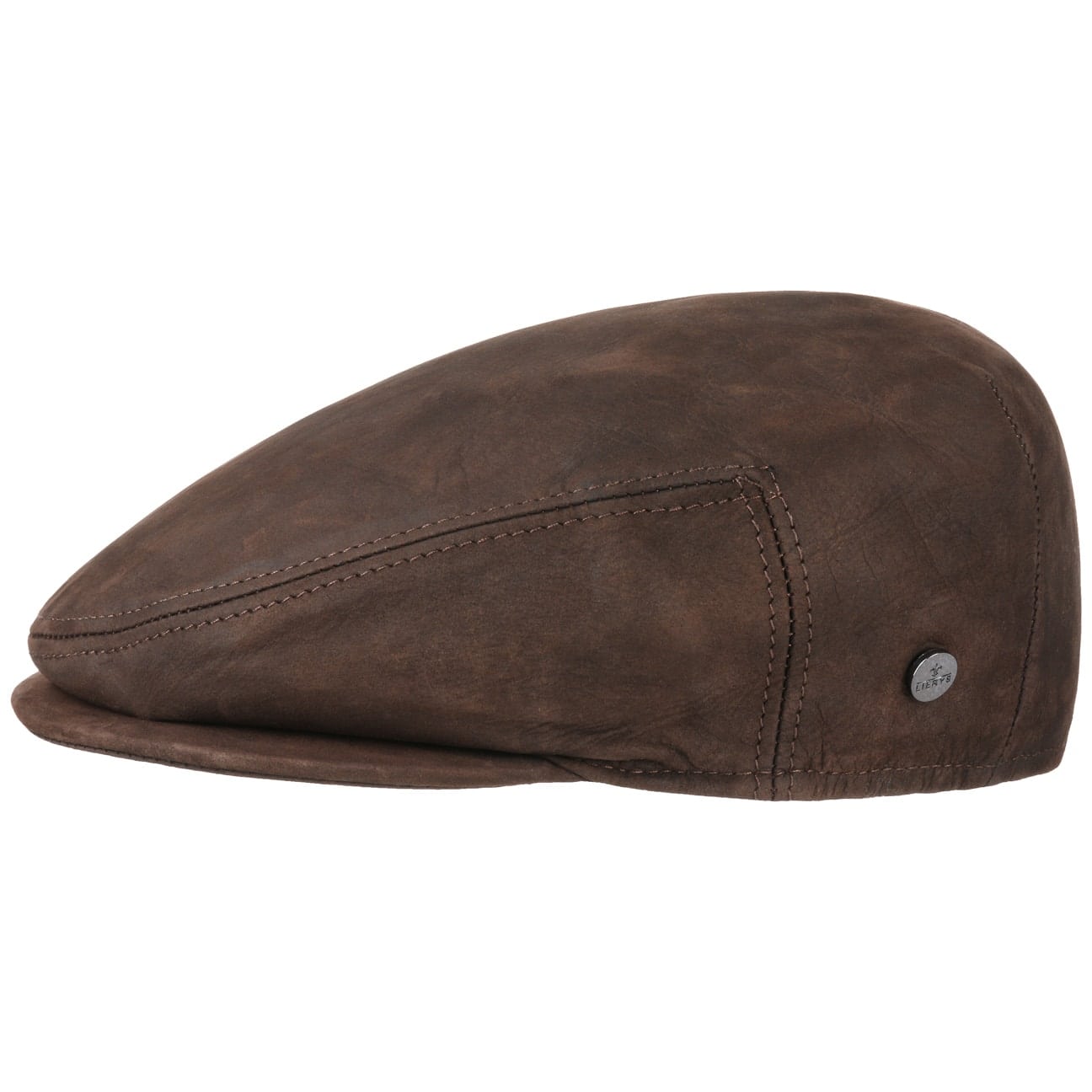 Leren Flatcap By Lierys Bruin 56 lierys kopen in de aanbieding Leren Flatcap By Lierys Bruin 56 lierys kopen in de aanbieding