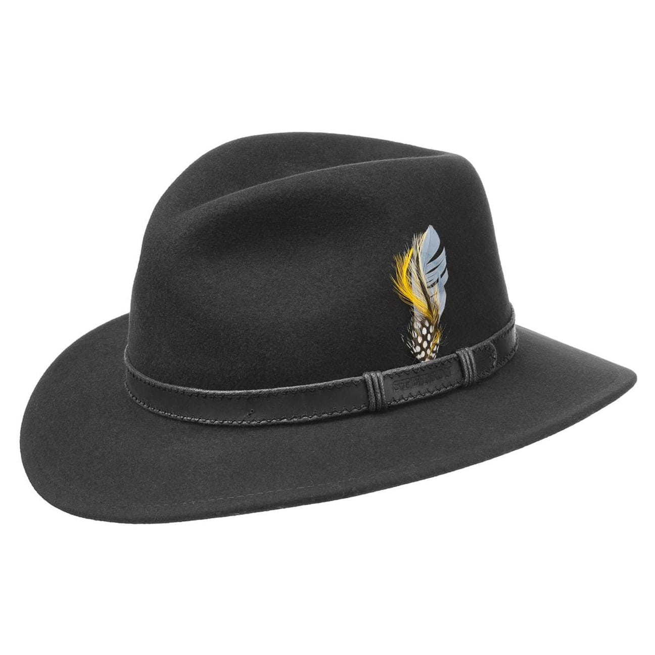 Rutherford Ef Vitafelt Vilthoed By Stetson Zwart Xl 60 61 Cm stetson kopen in de aanbieding