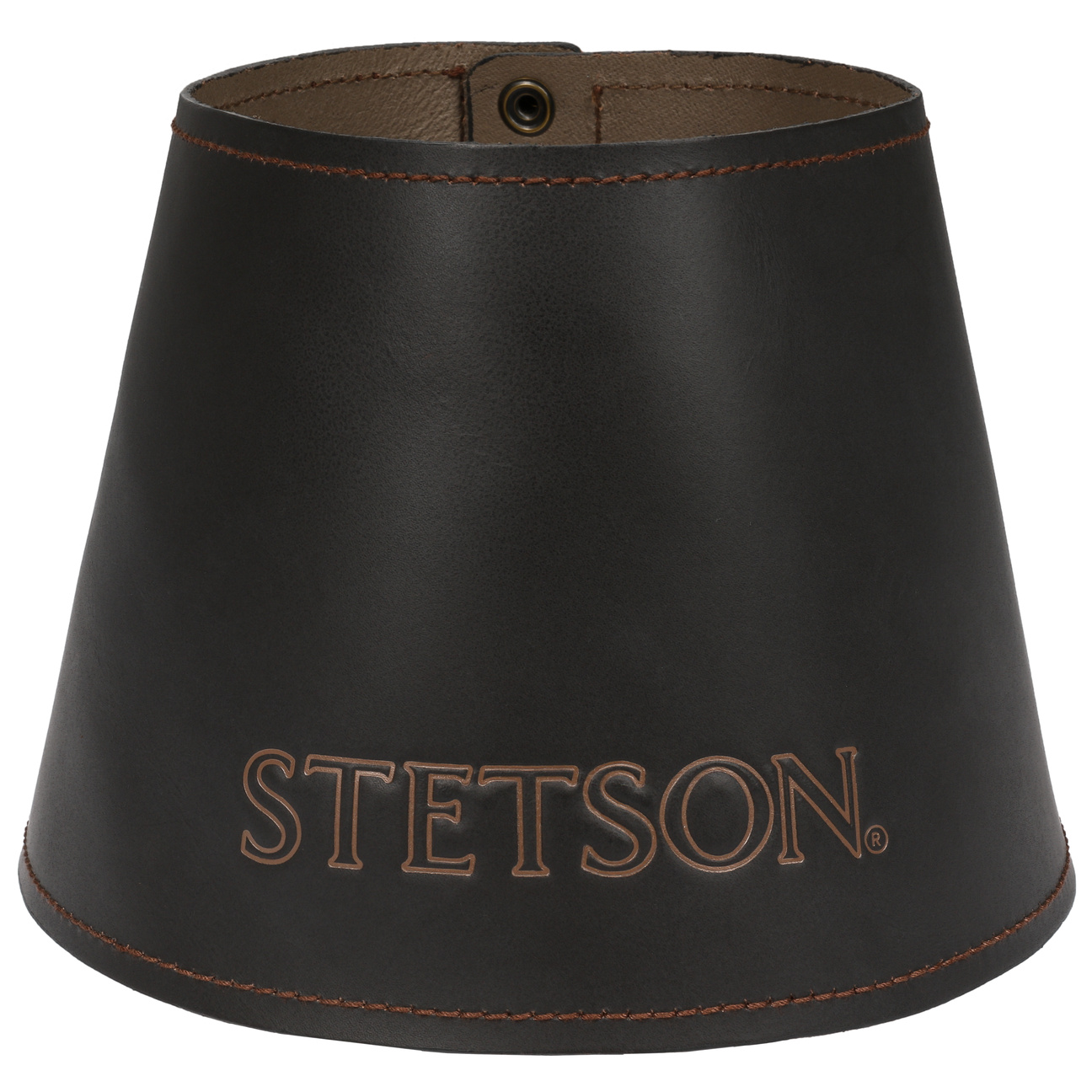 Leren Hoedenstandaard By Stetson Donkerbruin stetson kopen in de aanbieding