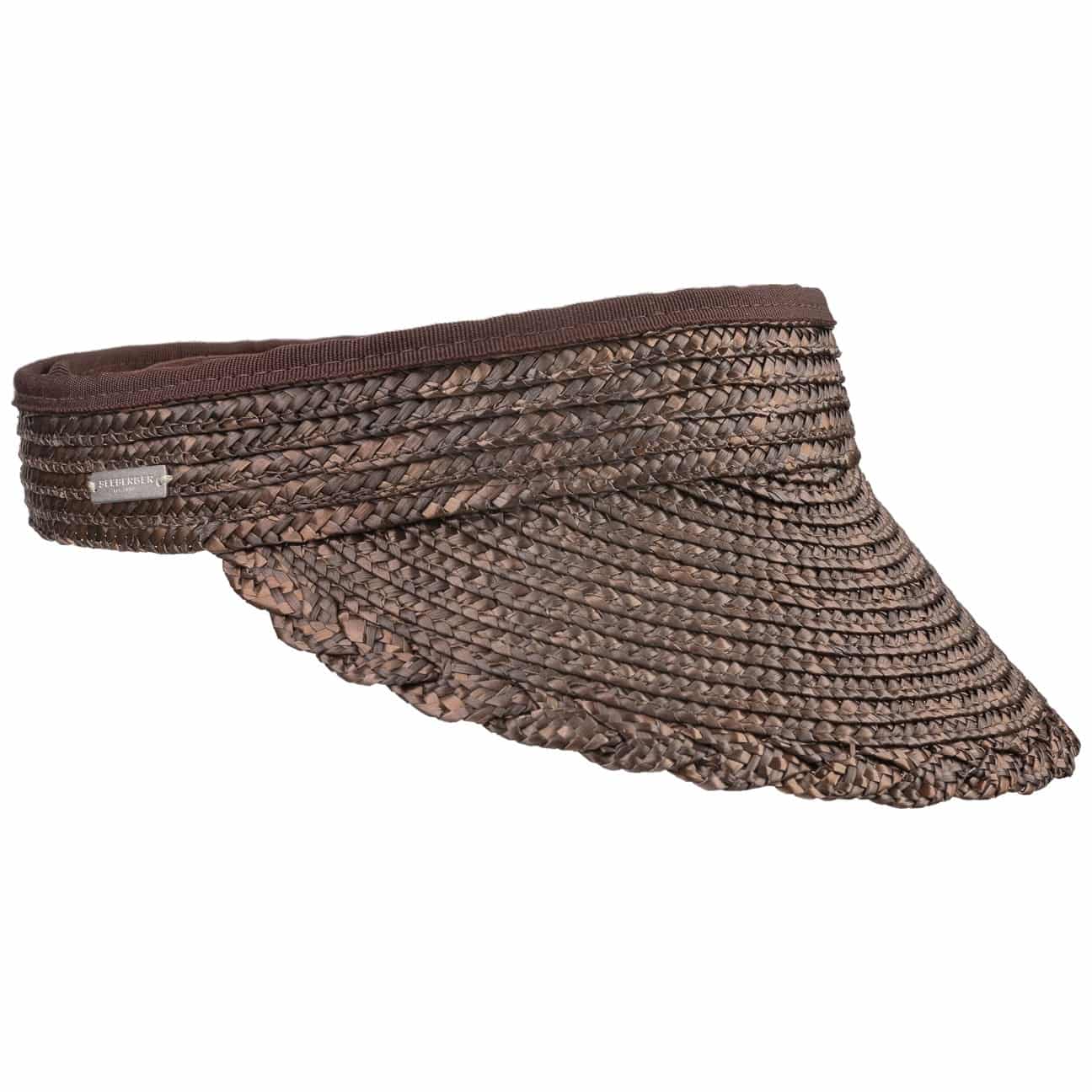 Mia Sun Visor By Seeberger Donkerbruin One Size seeberger kopen in de aanbieding