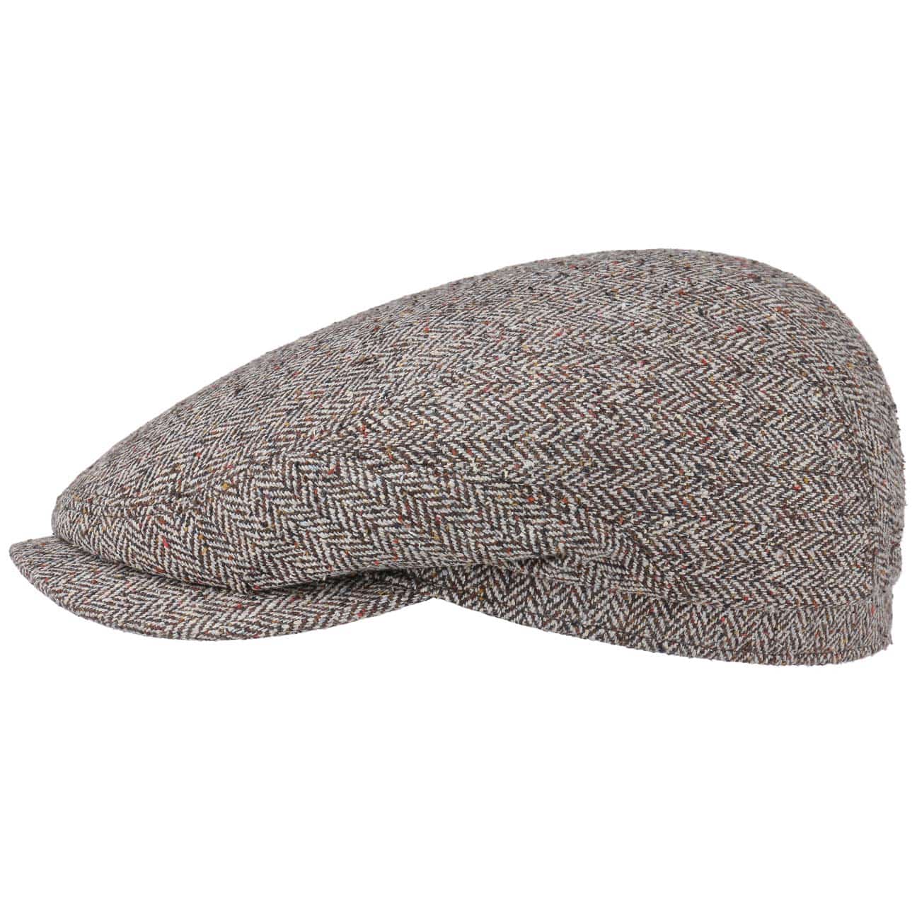 Belfast Silk Zijde Flat Cap By Stetson Antraciet 60 stetson kopen in de aanbieding
