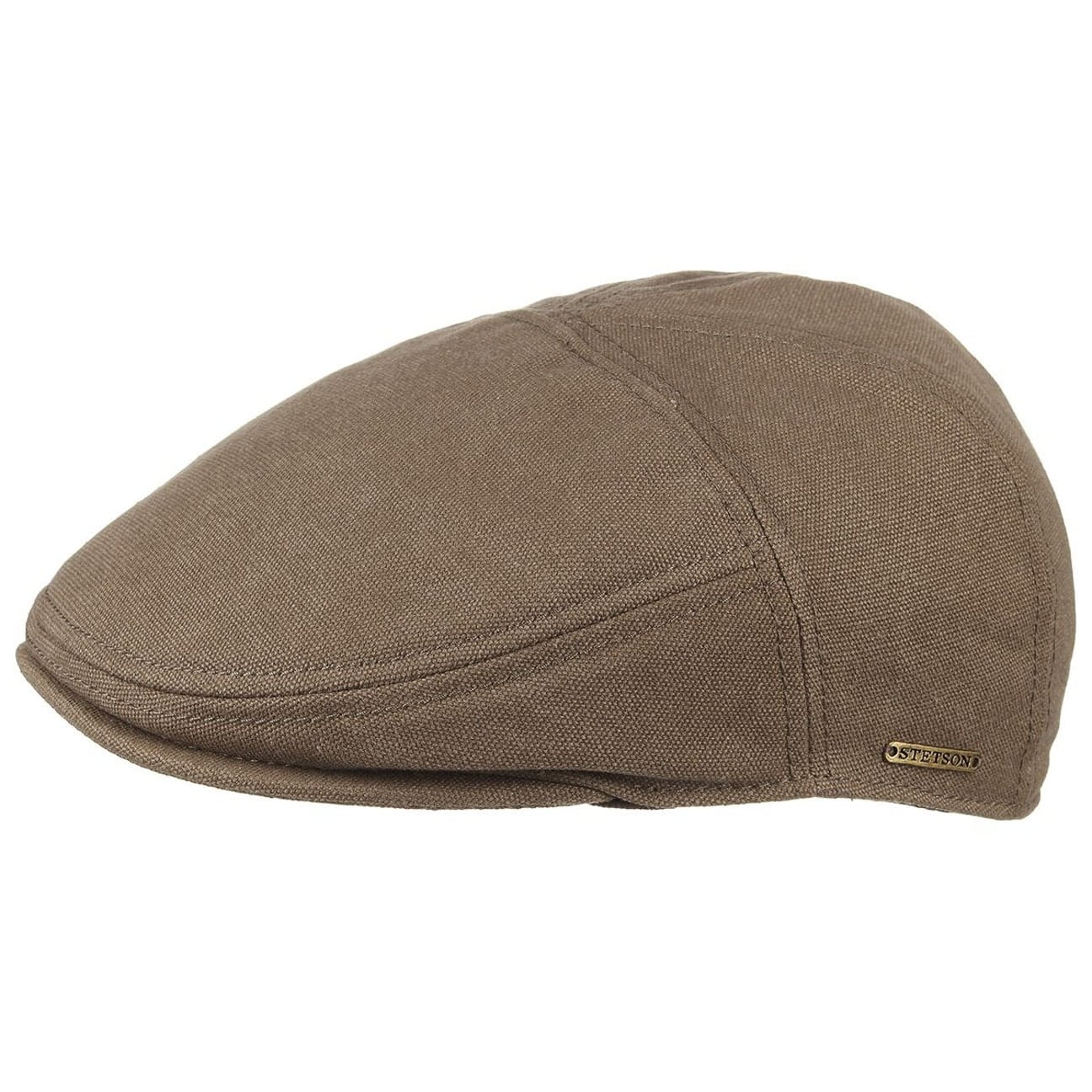 Paradise Canvas Flat Cap By Stetson Olijfgroen L 58 59 Cm stetson kopen in de aanbieding