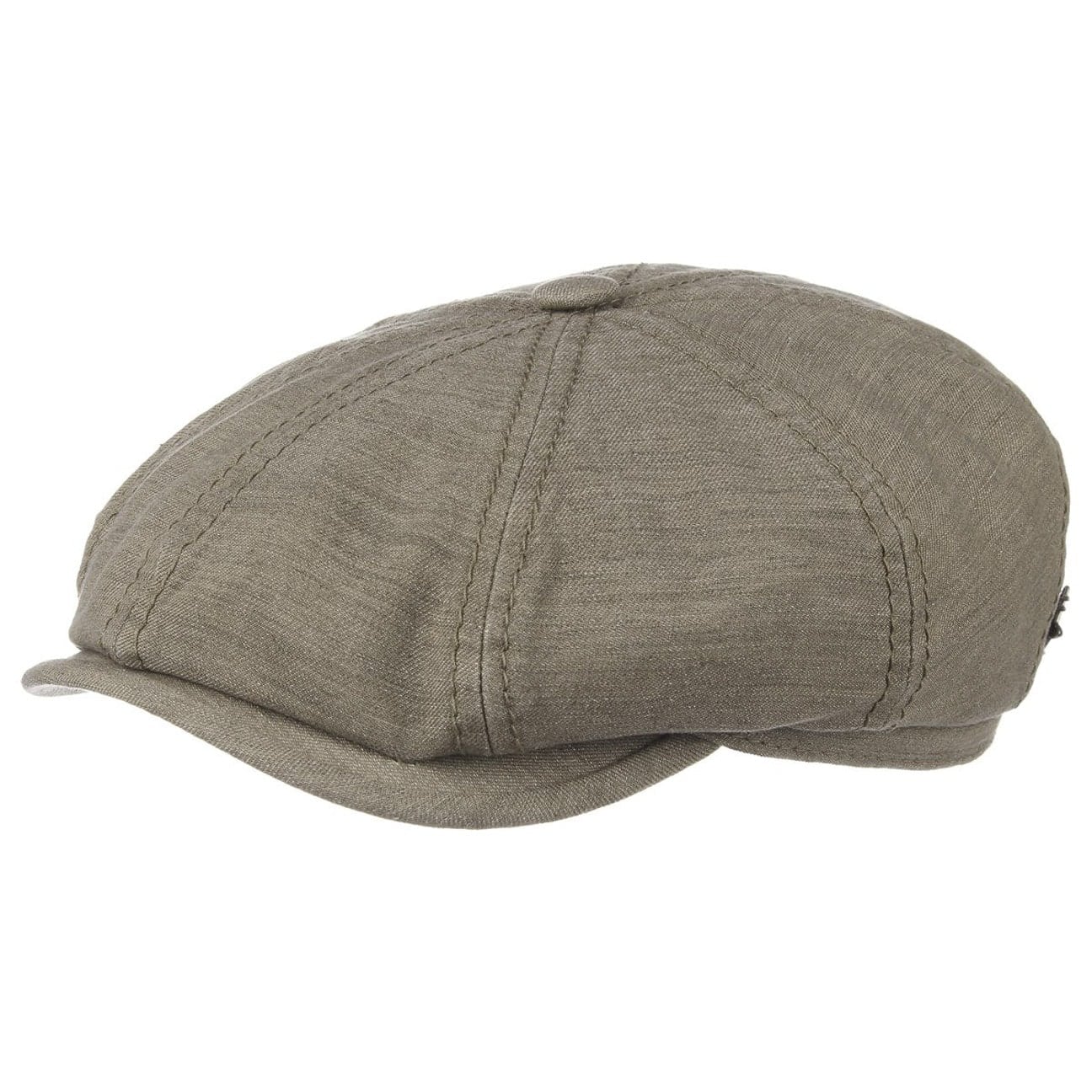 Fairbank Katoen Flat Cap By Stetson Beige 56 stetson kopen in de aanbieding