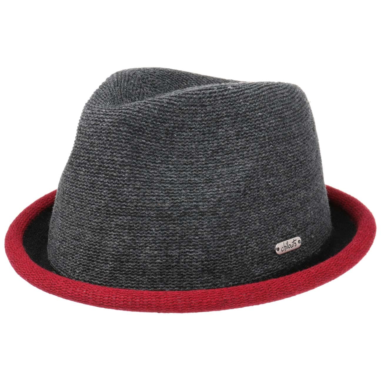 Boston Pork Pie Hoed By Chillouts Grijs Bordeaux L 58 59 Cm chillouts kopen in de aanbieding