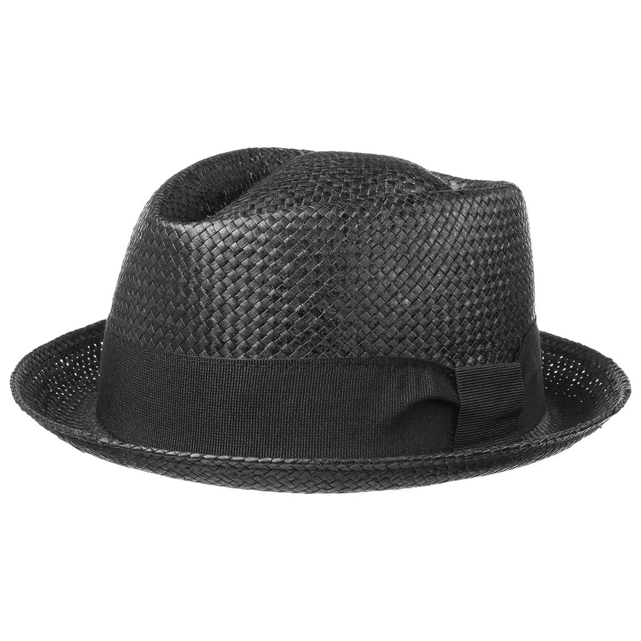 Hoedshop Diamond Strohoed Zwart M 56 57 Cm hoedshop kopen in de aanbieding