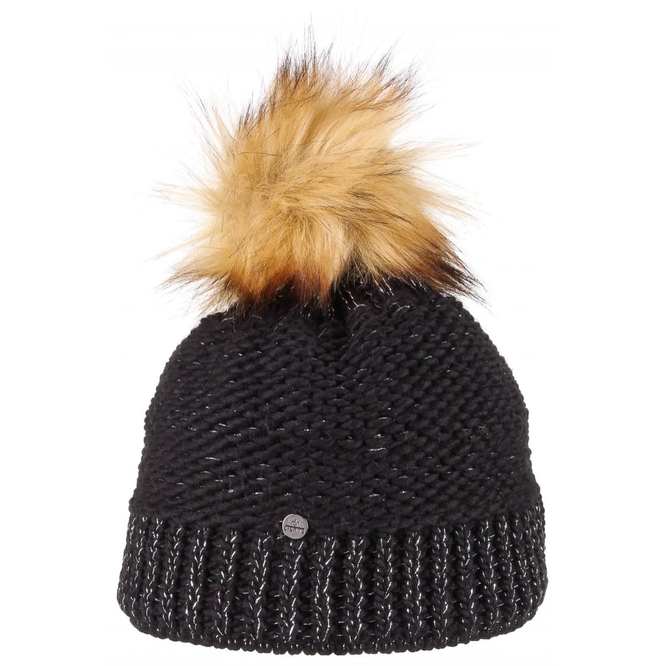 Lurex Beanie Pomponmuts By Lierys Zwart One Size lierys kopen in de aanbieding Lurex Beanie Pomponmuts By Lierys Zwart One Size lierys kopen in de aanbieding