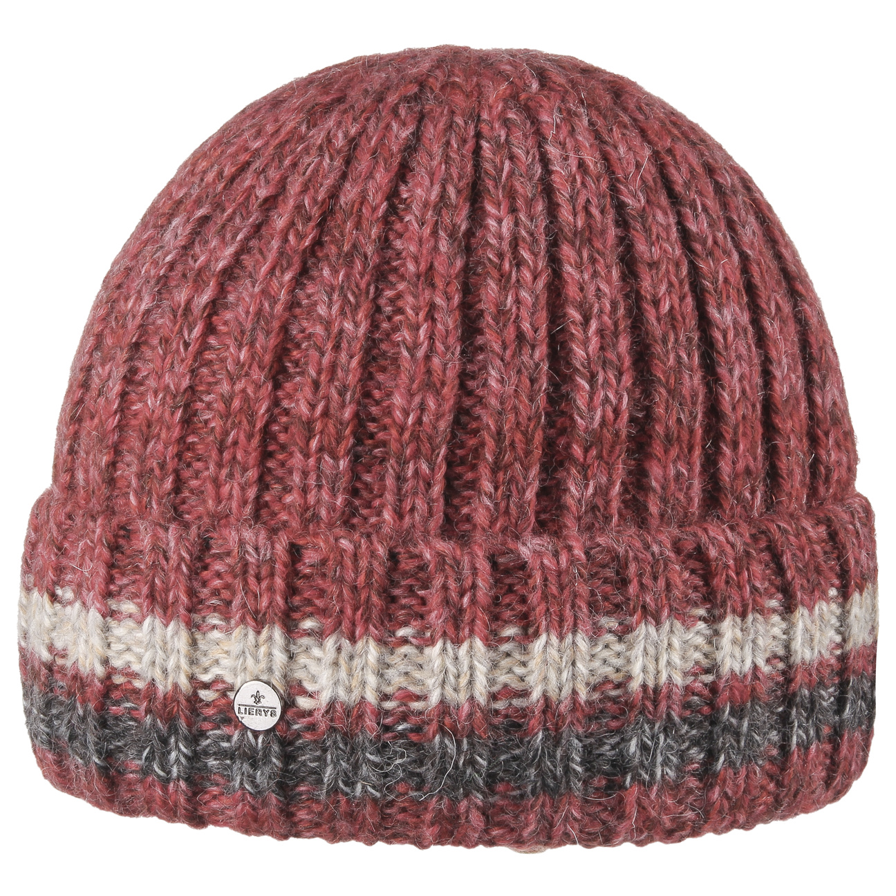 Gestreepte Muts Met Omslag By Lierys Rood One Size lierys kopen in de aanbieding Gestreepte Muts Met Omslag By Lierys Rood One Size lierys kopen in de aanbieding