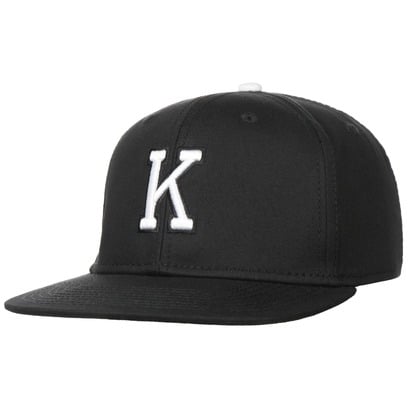 K Letter Snapback Cap