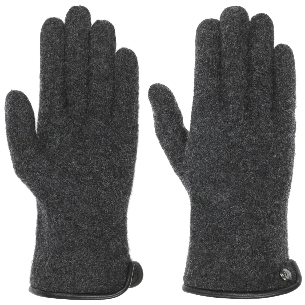 Gekookte Wol Heren Handschoenen By Roeckl Antraciet 8 Hs roeckl kopen in de aanbieding