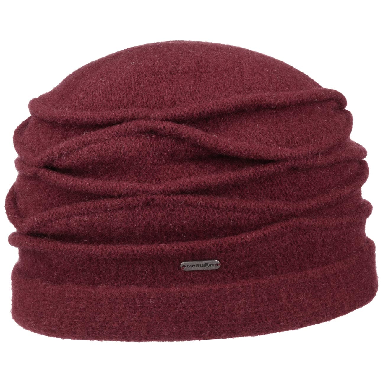 Kamita Gekookte Wol Toque By Mcburn Bordeaux One Size mcburn kopen in de aanbieding