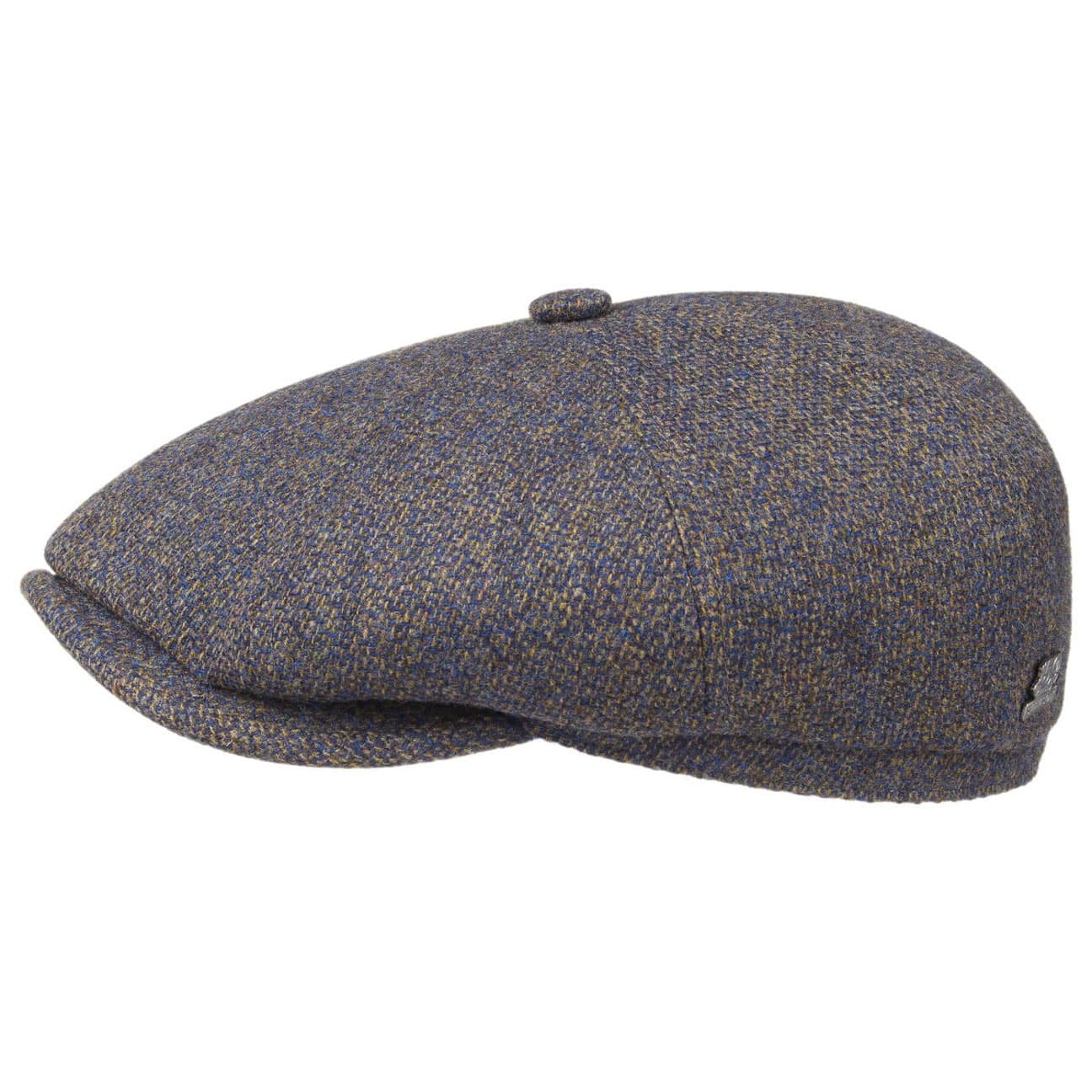 Fairbank Wool Flat Cap By Stetson Blauw 57 stetson kopen in de aanbieding