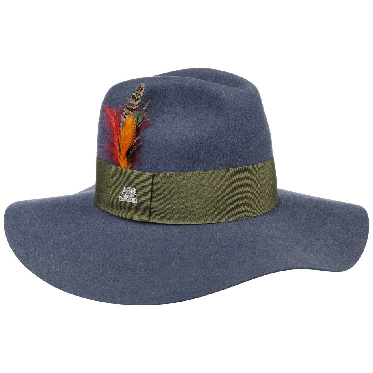 Plum Flapper Flaphoed By Stetson Blauw S 54 55 Cm stetson kopen in de aanbieding