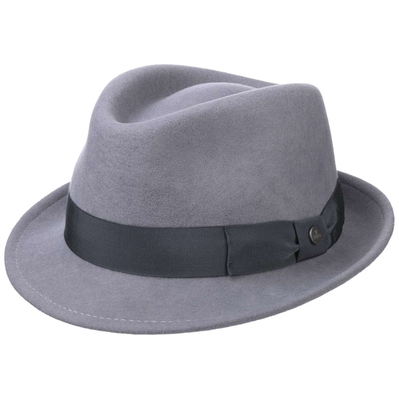 Classic Wool Trilby Hoed By Lierys Grijs S 54 55 Cm lierys kopen in de aanbieding