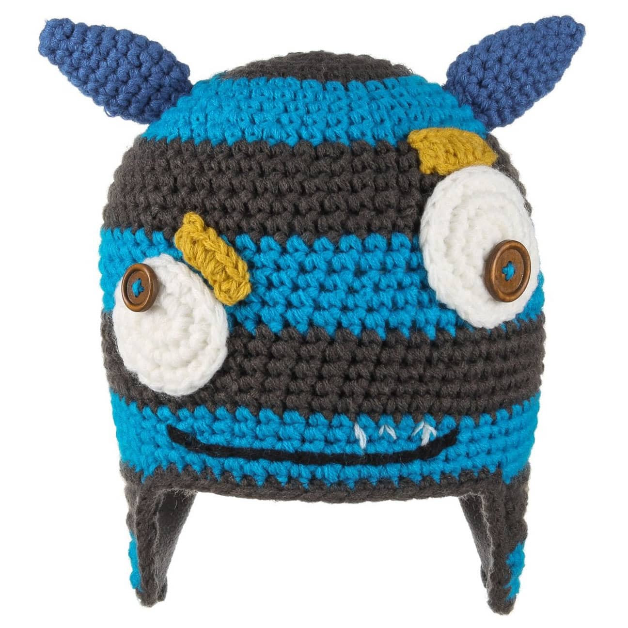 Kids Blue Monster Beanie By Barts Blauw One Size barts kopen in de aanbieding Kids Blue Monster Beanie By Barts Blauw One Size barts kopen in de aanbieding