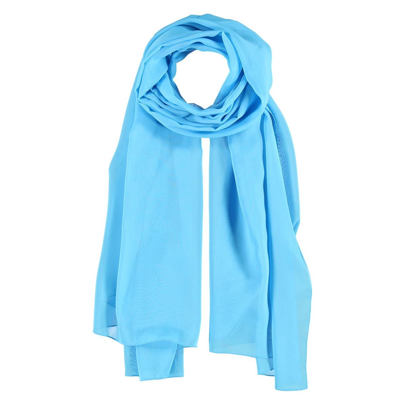 Chiffon Zomersjaal By Passigatti Lichtblauw passigatti kopen in de aanbieding