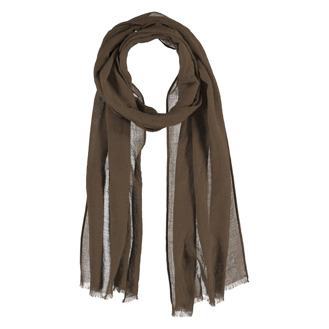 Chiffon Sjaal Met Viscose By Passigatti Bruin passigatti kopen in de aanbieding