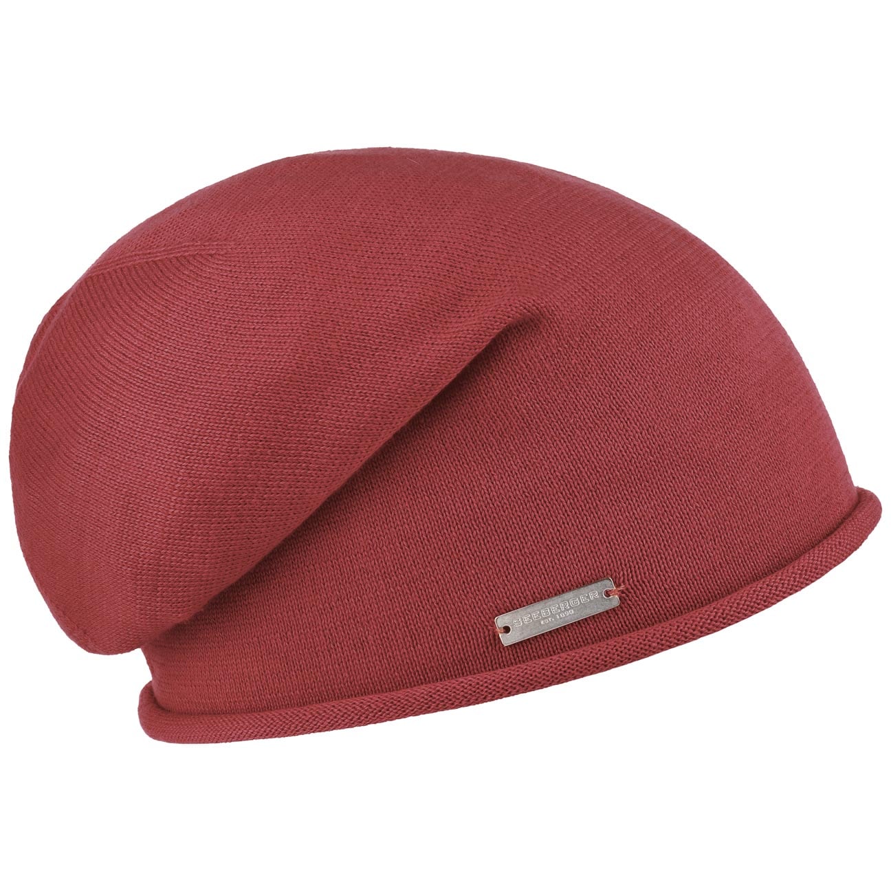Rolrand Beanie By Seeberger Bordeaux One Size seeberger kopen in de aanbieding Rolrand Beanie By Seeberger Bordeaux One Size seeberger kopen in de aanbieding
