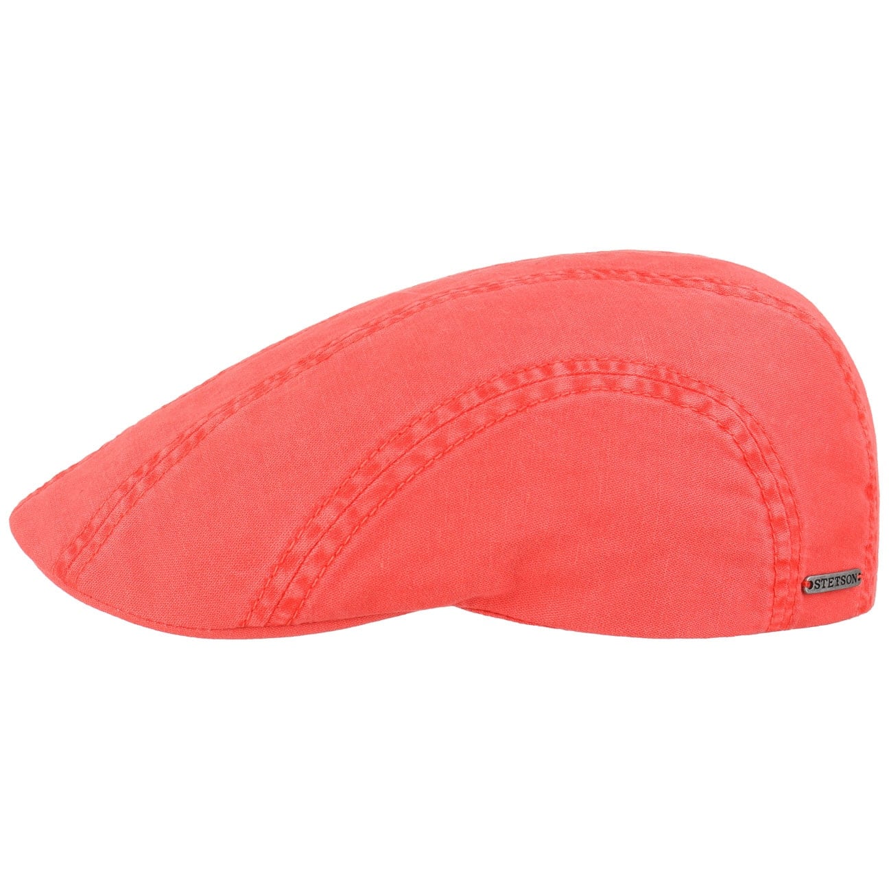 Madison Dye Flat Cap By Stetson Koraal M 56 57 Cm stetson kopen in de aanbieding