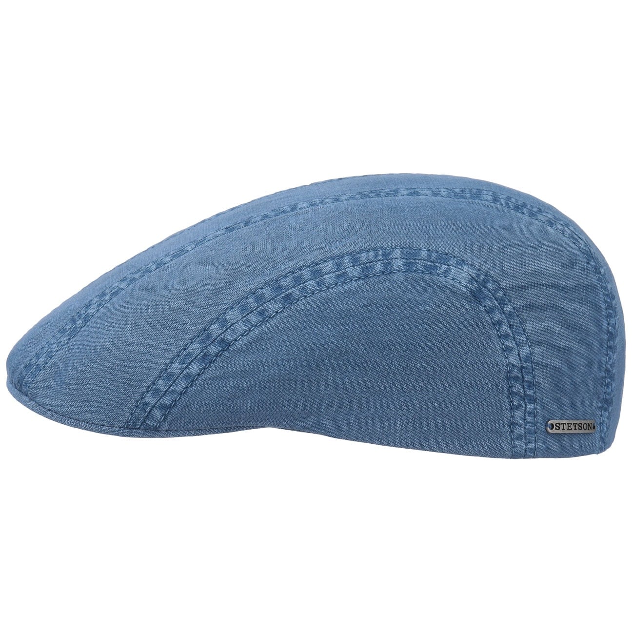 Madison Dye Flat Cap By Stetson Blauw Xl 60 61 Cm stetson kopen in de aanbieding