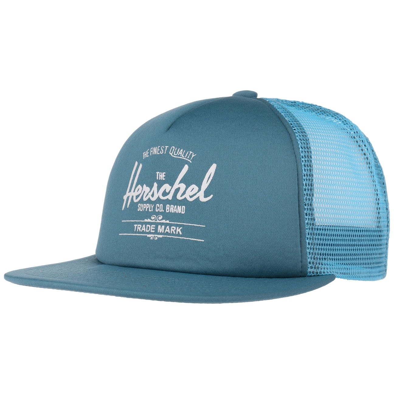 Whaler Mesh Flatbrim Cap By Herschel Mintgroen One Size herschel kopen in de aanbieding
