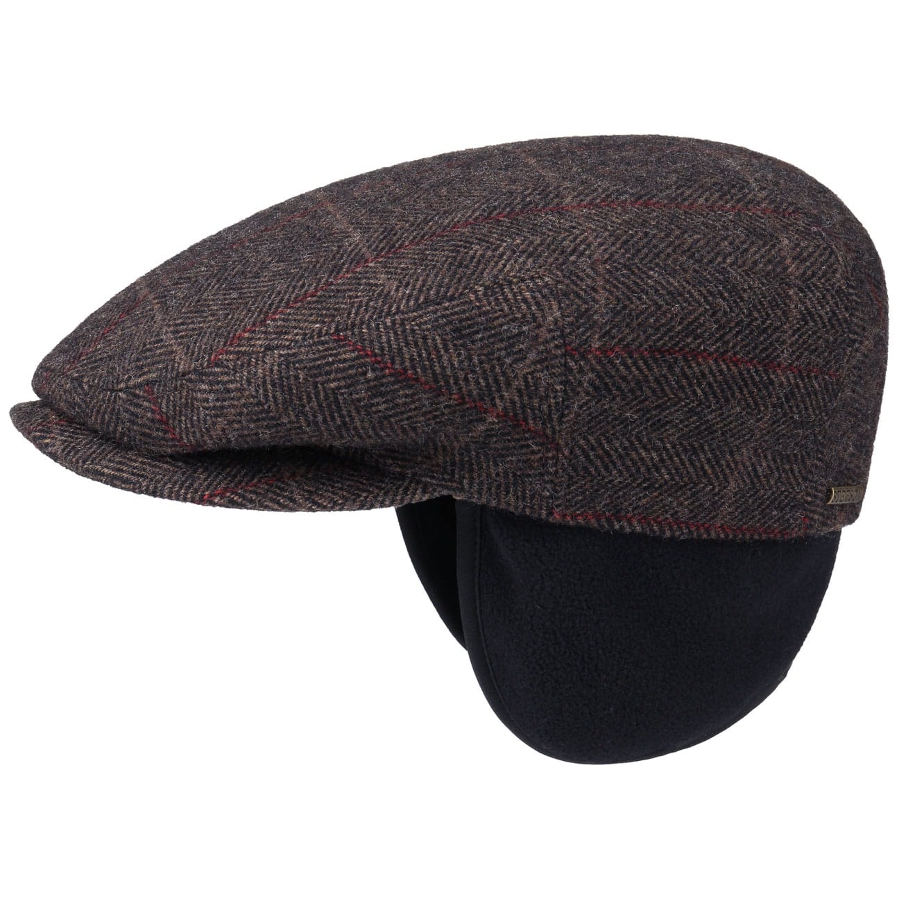 Kent Wool Cap Oorbescherming By Stetson Bruin 55 stetson kopen in de aanbieding