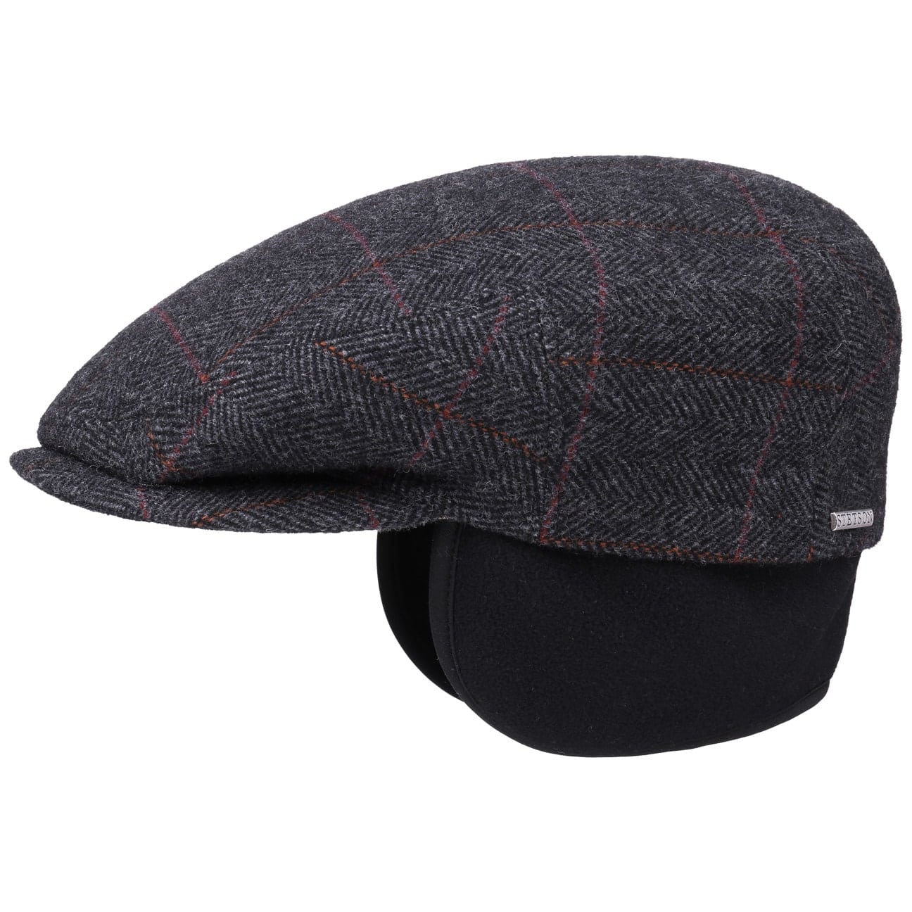 Kent Wool Cap Oorbescherming By Stetson Antraciet 55 stetson kopen in de aanbieding Kent Wool Cap Oorbescherming By Stetson Antraciet 55 stetson kopen in de aanbieding