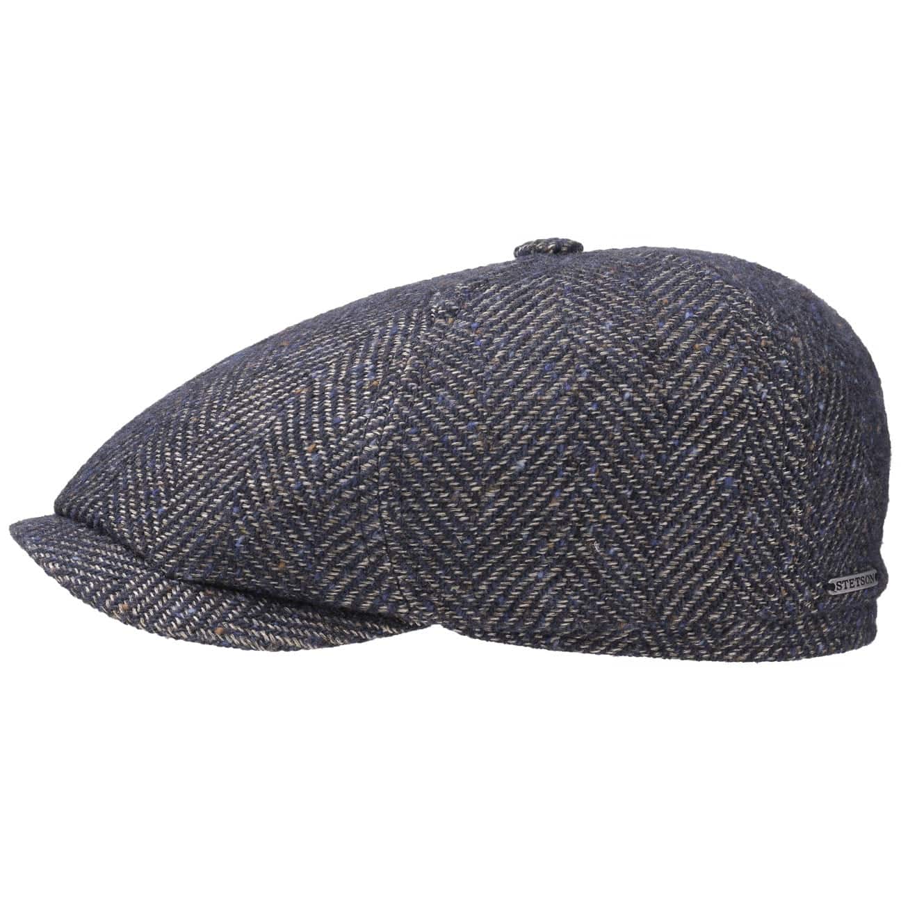 Ore Colour Spots Flat Cap By Stetson Blauw 57 stetson kopen in de aanbieding