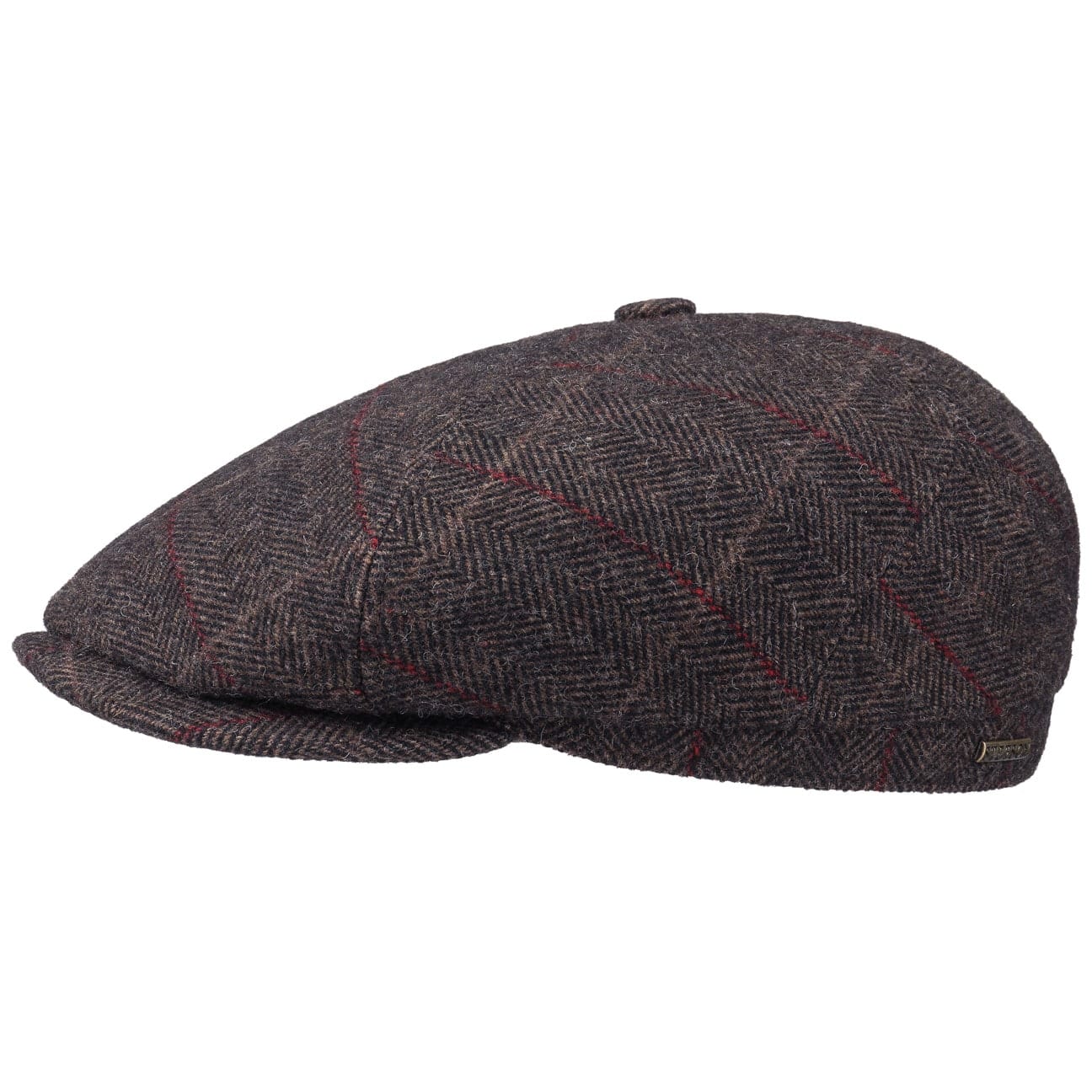 Ore Colour Lines Flat Cap By Stetson Bruin 63 stetson kopen in de aanbieding