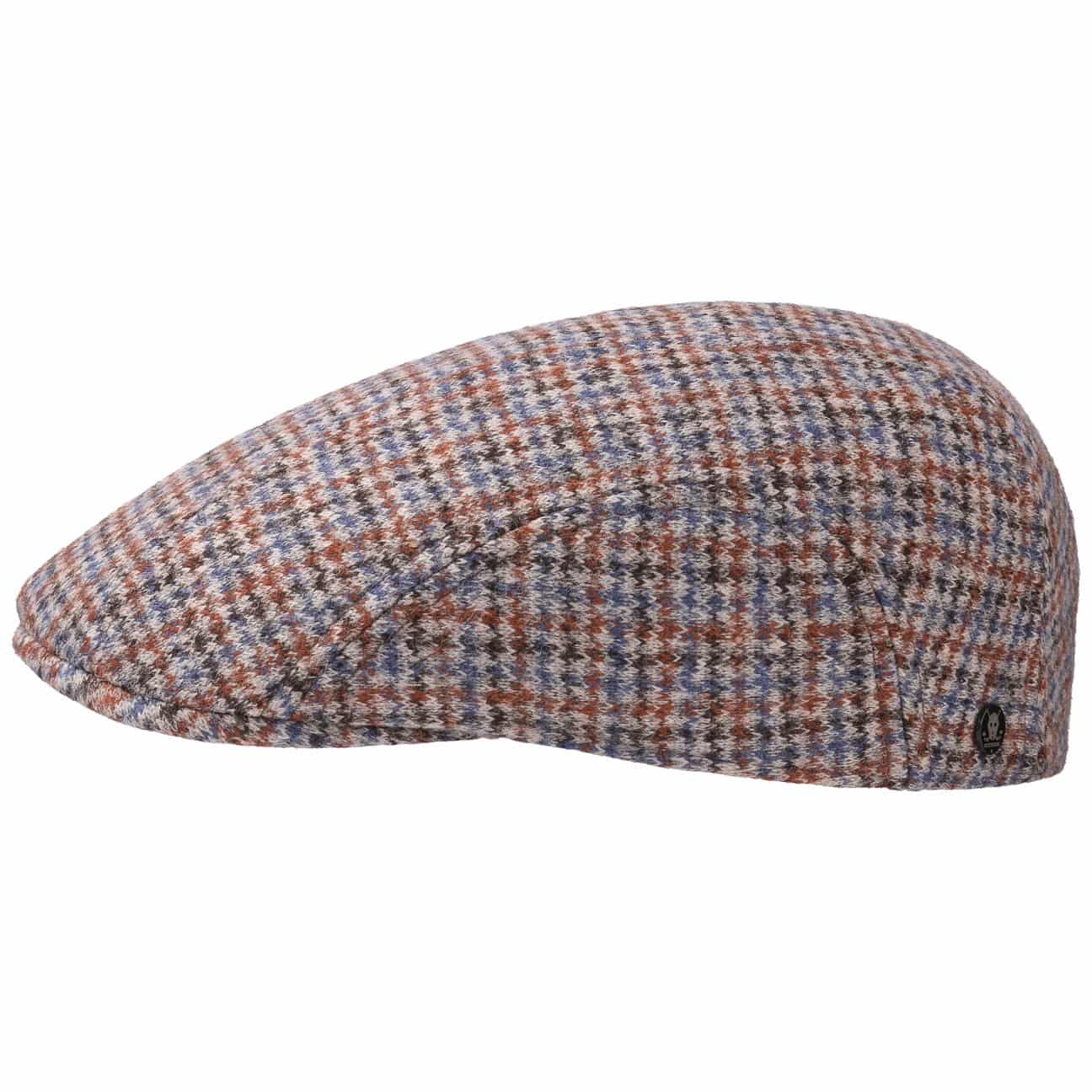 Michi Houndstooth Flat Cap By Stetson Roest 60 stetson kopen in de aanbieding