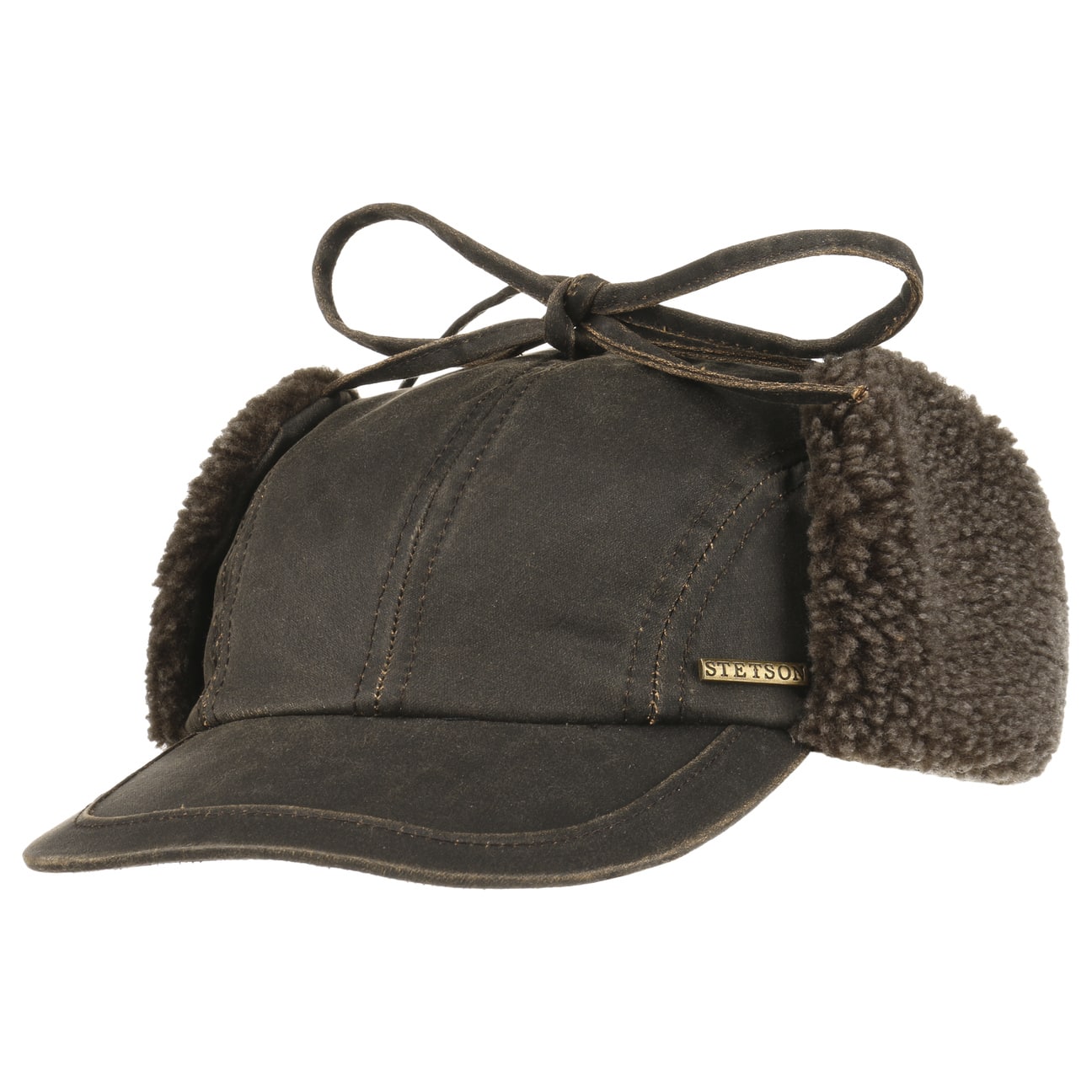 Cali Cap Oorbescherming By Stetson Bruin S 54 55 Cm stetson kopen in de aanbieding