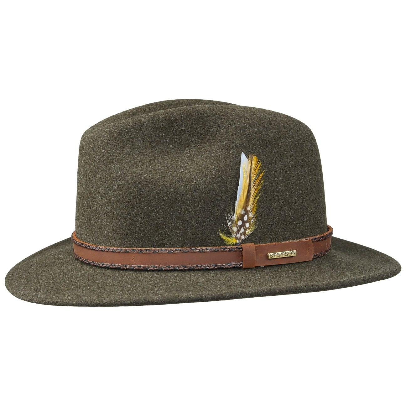 Torrington Vitafelt Hoed By Stetson Olijfgroen M 56 57 Cm stetson kopen in de aanbieding